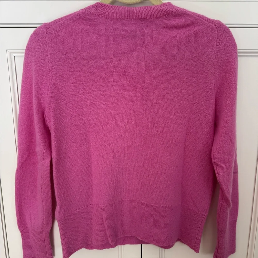 J. Crew Vibrant Pink Crew Neck Sweater
